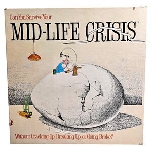 The Game Works Mid-Life Crisis Board Game 1982 Vintage Strategy VTG